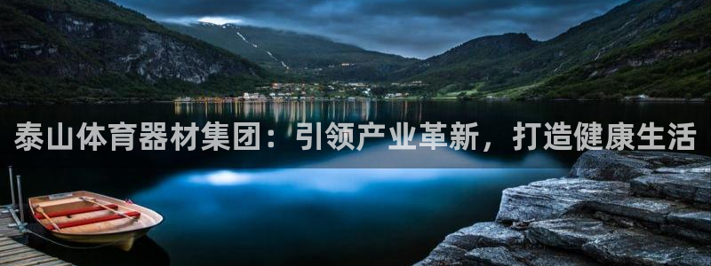 星欧娱乐最建议买的三个产品：泰山体育器材集团：引领产