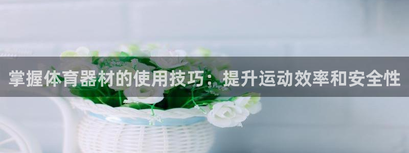 星欧娱乐扣款时间查询方法是什么呢：掌握体育器材的使用