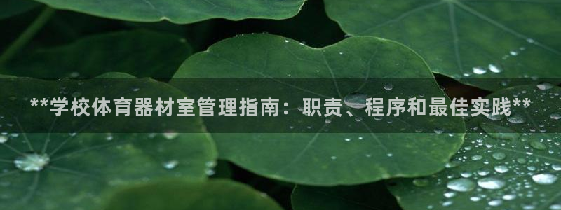 星欧娱乐扣钱步骤详解：**学校体育器材室管理指南：职