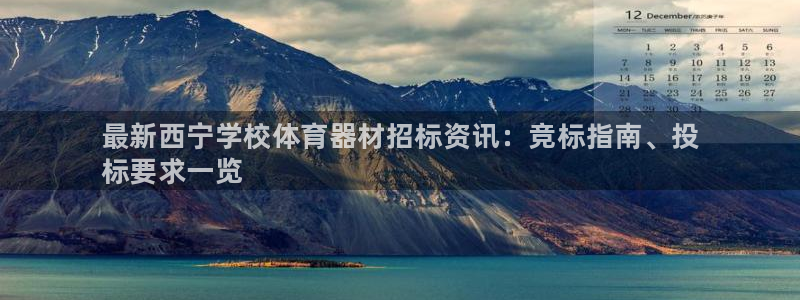 江苏星奥娱乐：最新西宁学校体育器材招标资讯：竞标指南、投
标